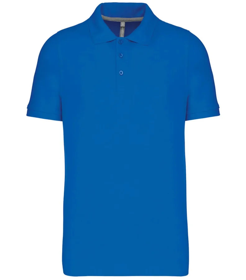 Men's Short-Sleeved Polo Shirt LightRoyalBlue