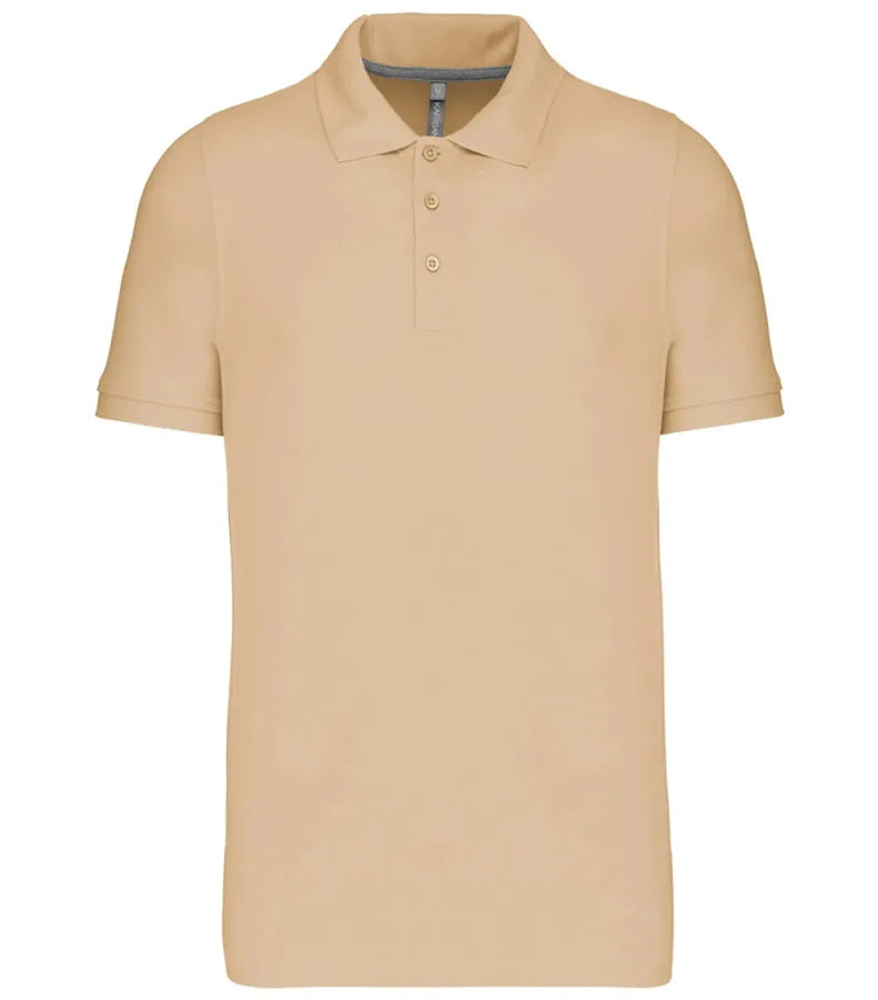 Men's Short-Sleeved Polo Shirt LightSand