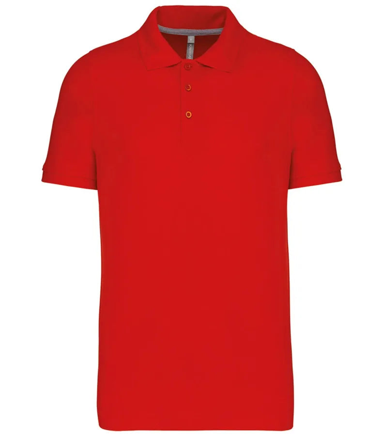 Men's Short-Sleeved Polo Shirt Red