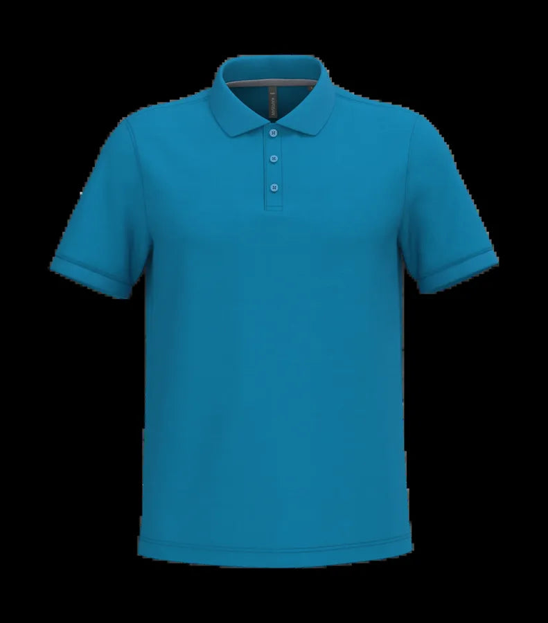 Men's Short-Sleeved Polo Shirt TropicalBlue