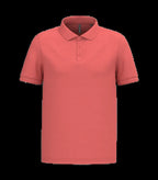 Men's Short-Sleeved Piqué Polo Shirt TrueCoral