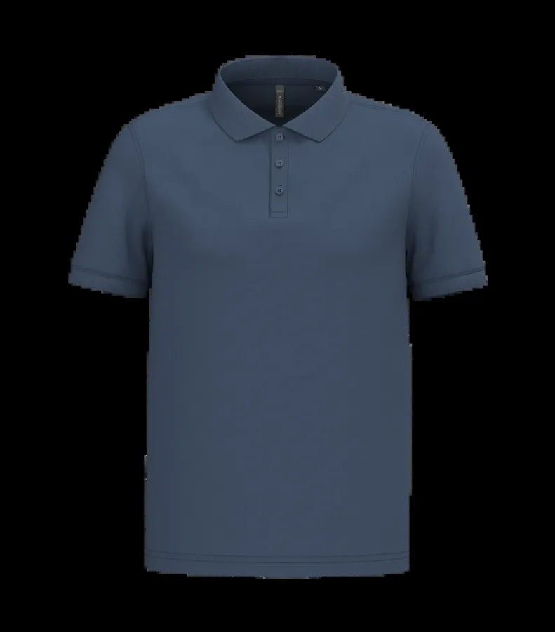 Men's Short-Sleeved Piqué Polo Shirt DeepBlue