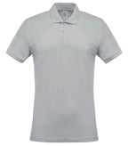 Men's Short-Sleeved Piqué Polo Shirt SnowGrey