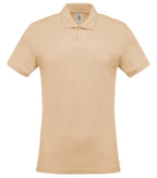 Men's Short-Sleeved Piqué Polo Shirt LightSand