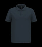 Men's Short-Sleeved Piqué Polo Shirt Navy