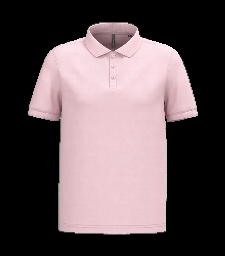 Men's Short-Sleeved Piqué Polo Shirt PalePink