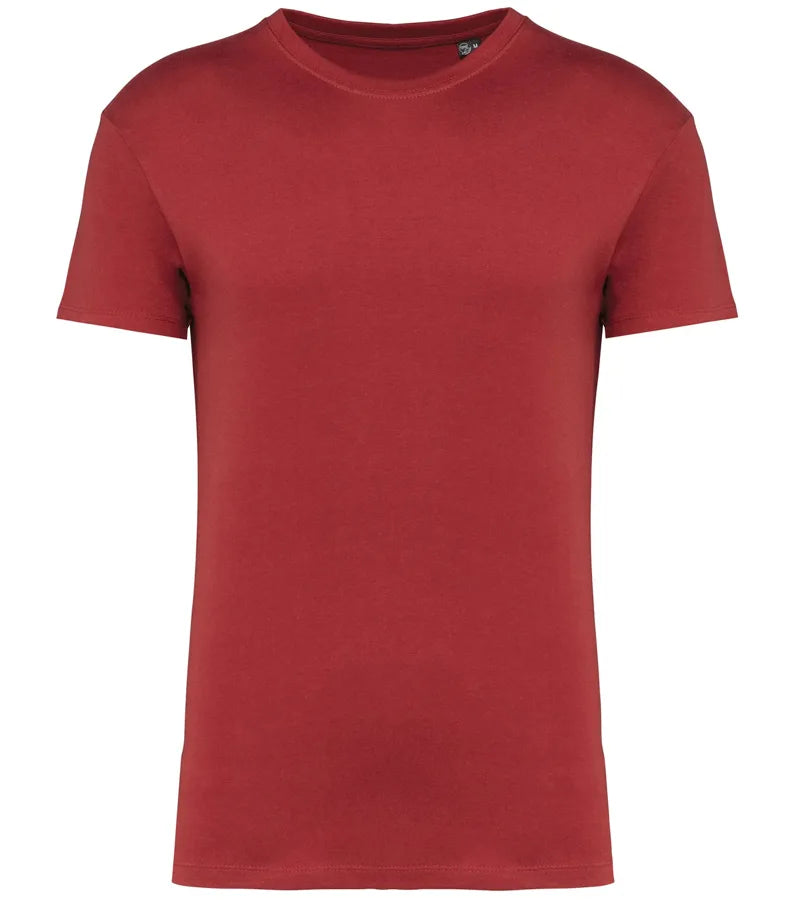 Organic 190IC Crew Neck T-shirt TerracottaRed
