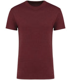 Organic 190IC Crew Neck T-shirt WineHeather
