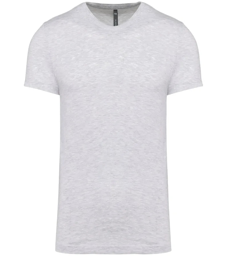 Short-Sleeved Crew Neck T-shirt AshHeather