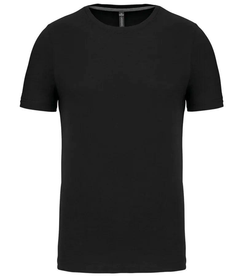 Short-Sleeved Crew Neck T-shirt Black