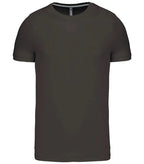 Short-Sleeved Crew Neck T-shirt DarkGrey