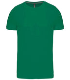Short-Sleeved Crew Neck T-shirt KellyGreen