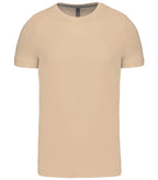 Short-Sleeved Crew Neck T-shirt LightSand