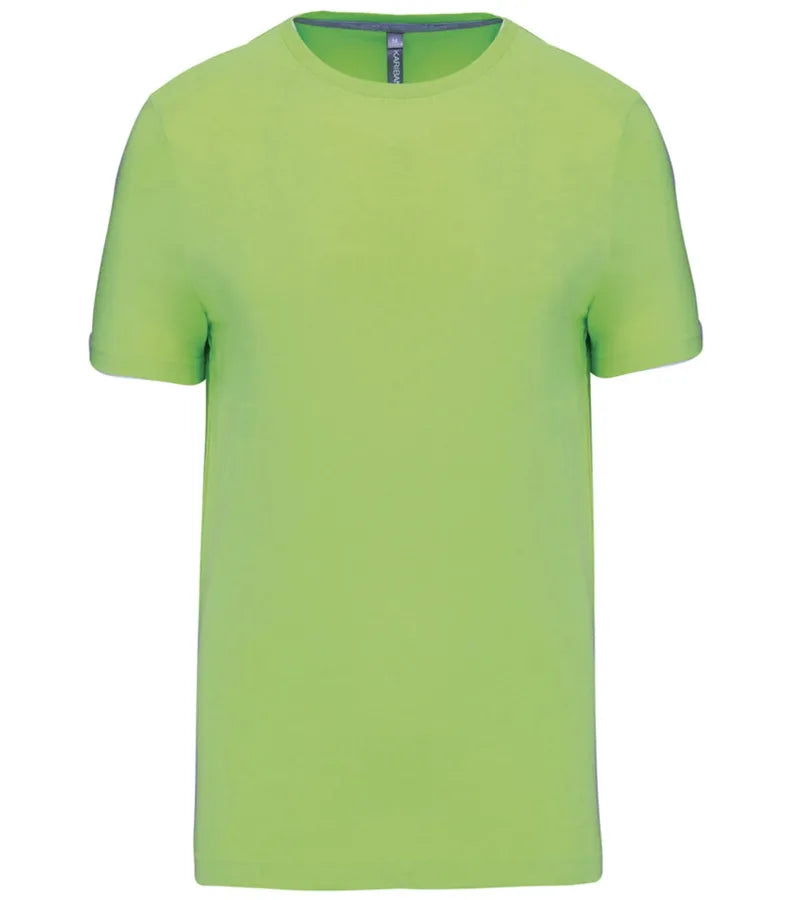 Short-Sleeved Crew Neck T-shirt Lime