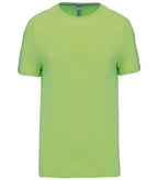 Short-Sleeved Crew Neck T-shirt Lime