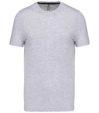 Short-Sleeved Crew Neck T-shirt OxfordGrey