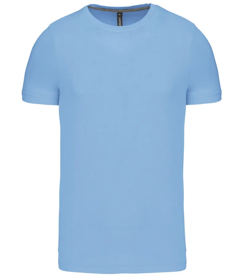 Short-Sleeved Crew Neck T-shirt SkyBlue
