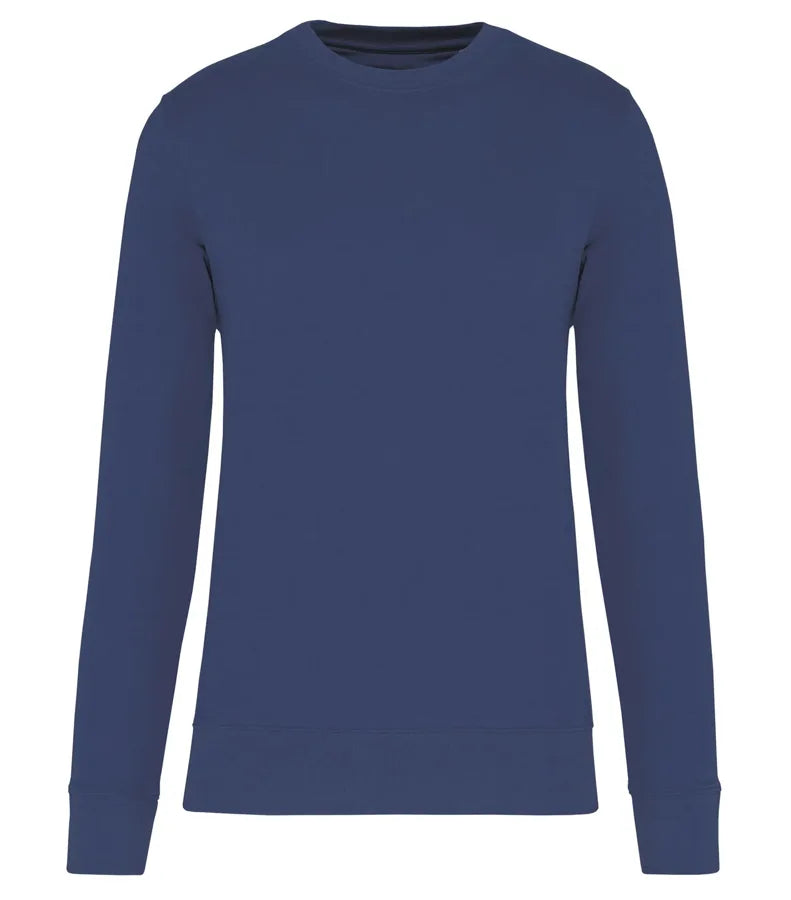 Eco-Friendly Crew Neck Sweatshirt DeepBlue