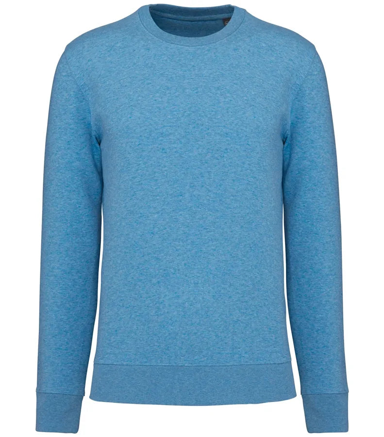Eco-Friendly Crew Neck Sweatshirt Cloudyblueheather