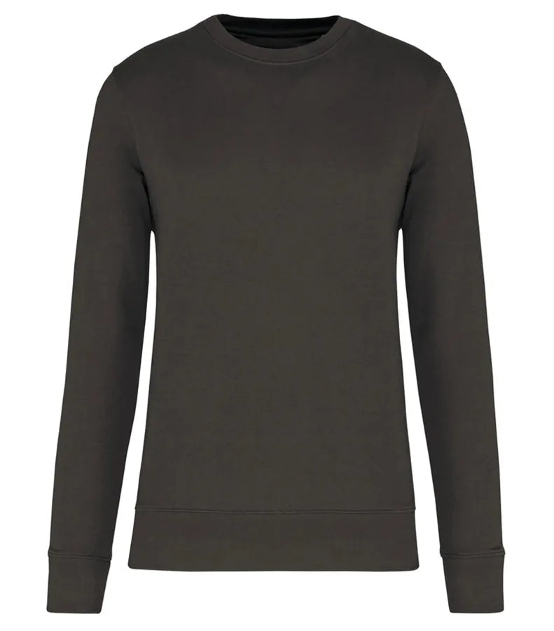 Eco-Friendly Crew Neck Sweatshirt DarkGrey