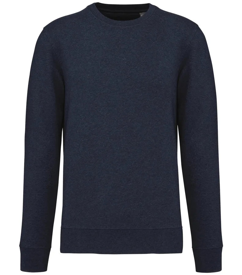 Eco-Friendly Crew Neck Sweatshirt FrenchNavyHeather