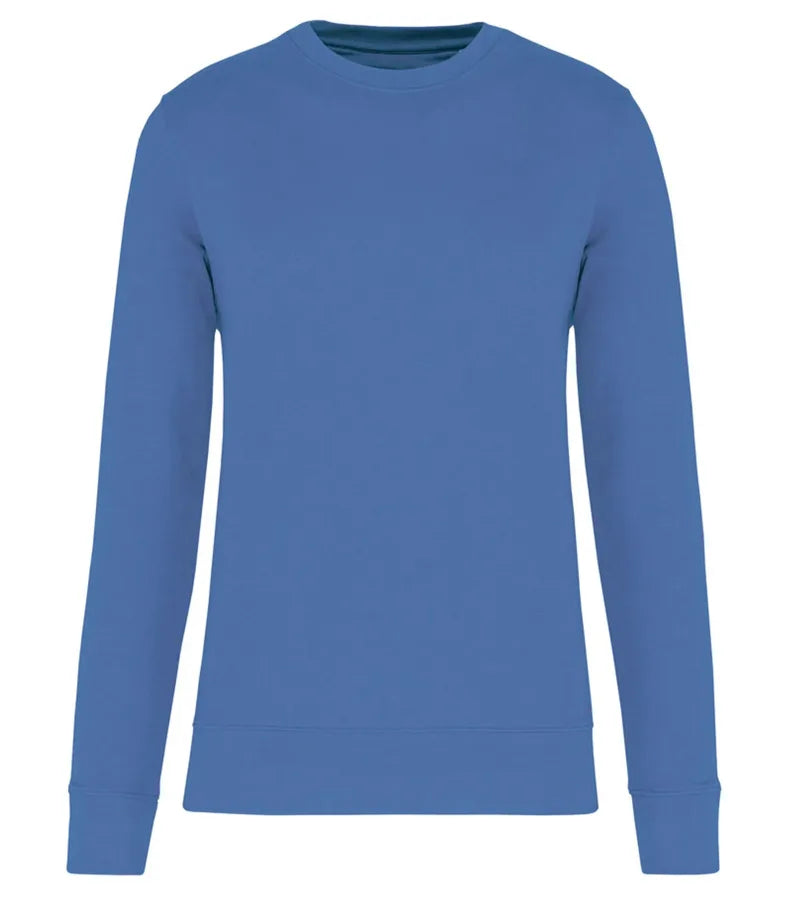 Eco-Friendly Crew Neck Sweatshirt LightRoyalBlue