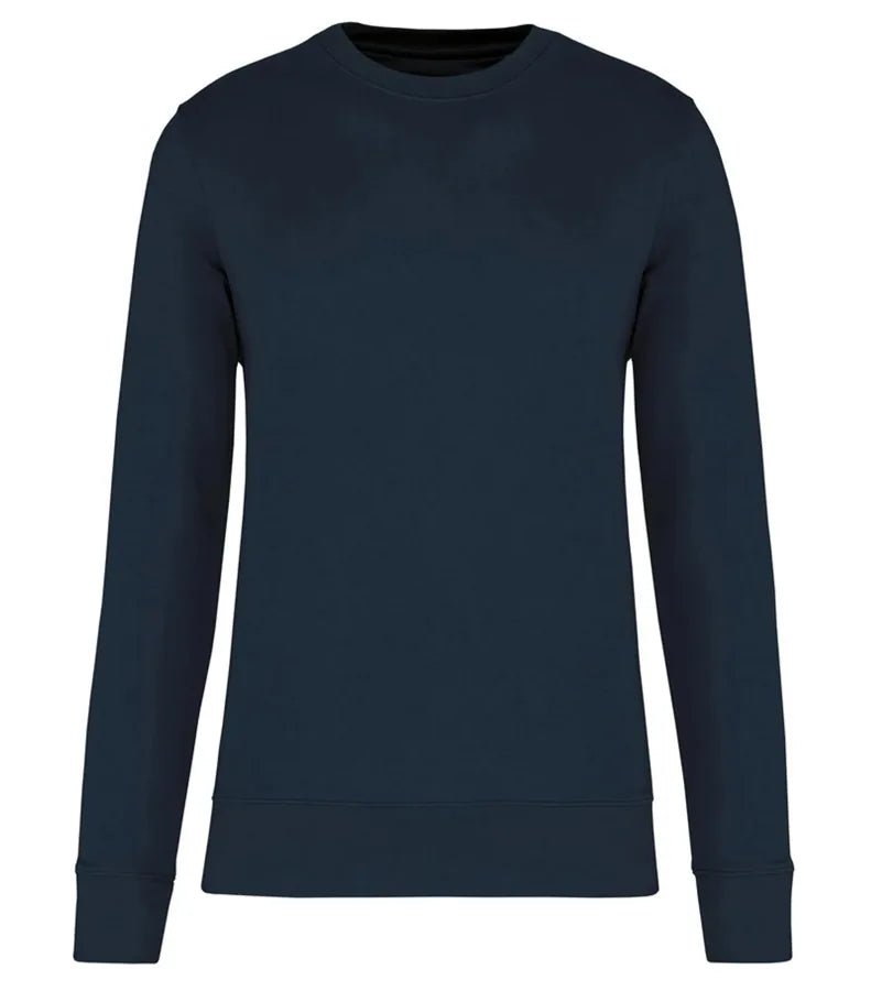 Eco-Friendly Crew Neck Sweatshirt Navy