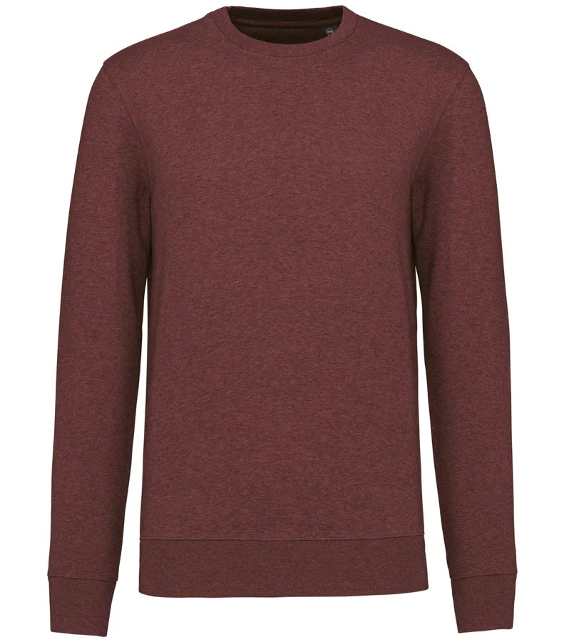 Eco-Friendly Crew Neck Sweatshirt WineHeather