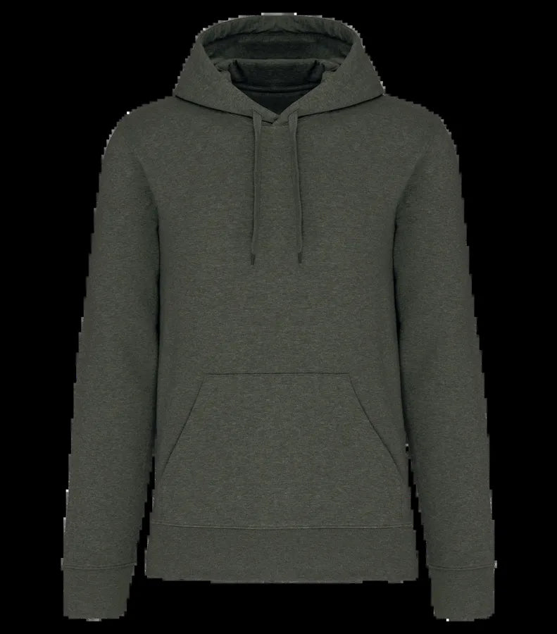 Men's Eco-Friendly Hooded Sweatshirt GreenMarbleHeather