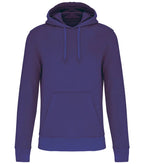 Men's Eco-Friendly Hooded Sweatshirt DeepPurple