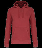Men's Eco-Friendly Hooded Sweatshirt TerracottaRed