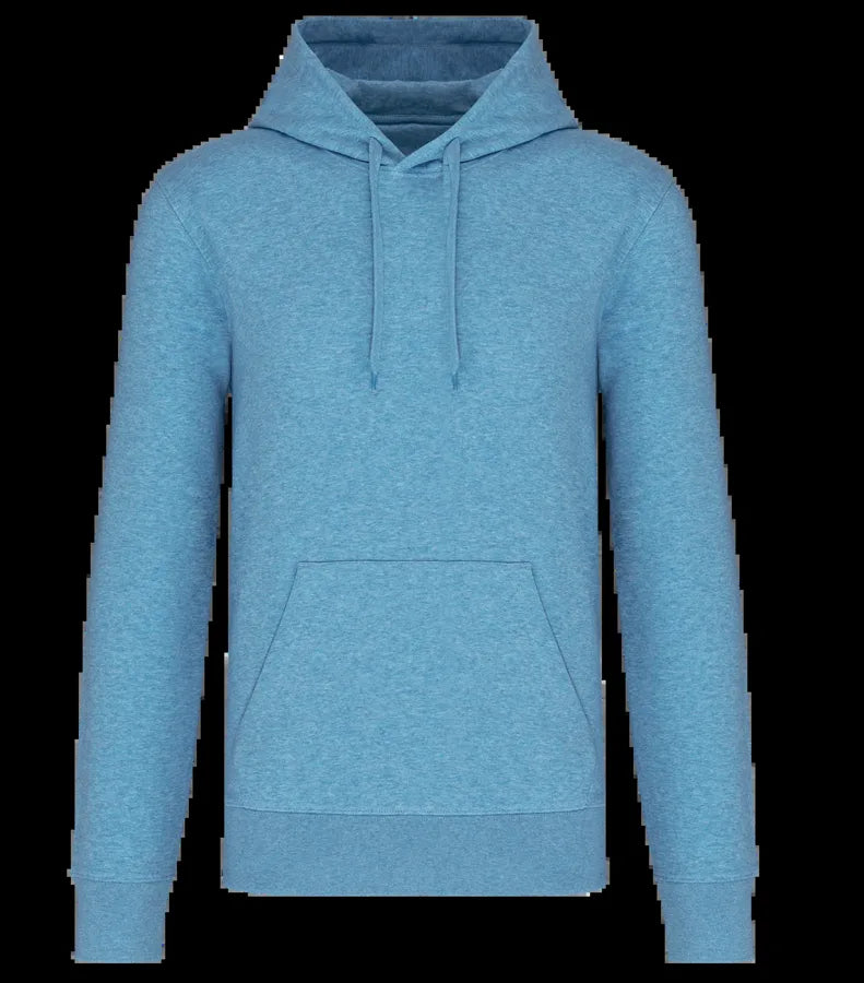 Men's Eco-Friendly Hooded Sweatshirt Cloudyblueheather