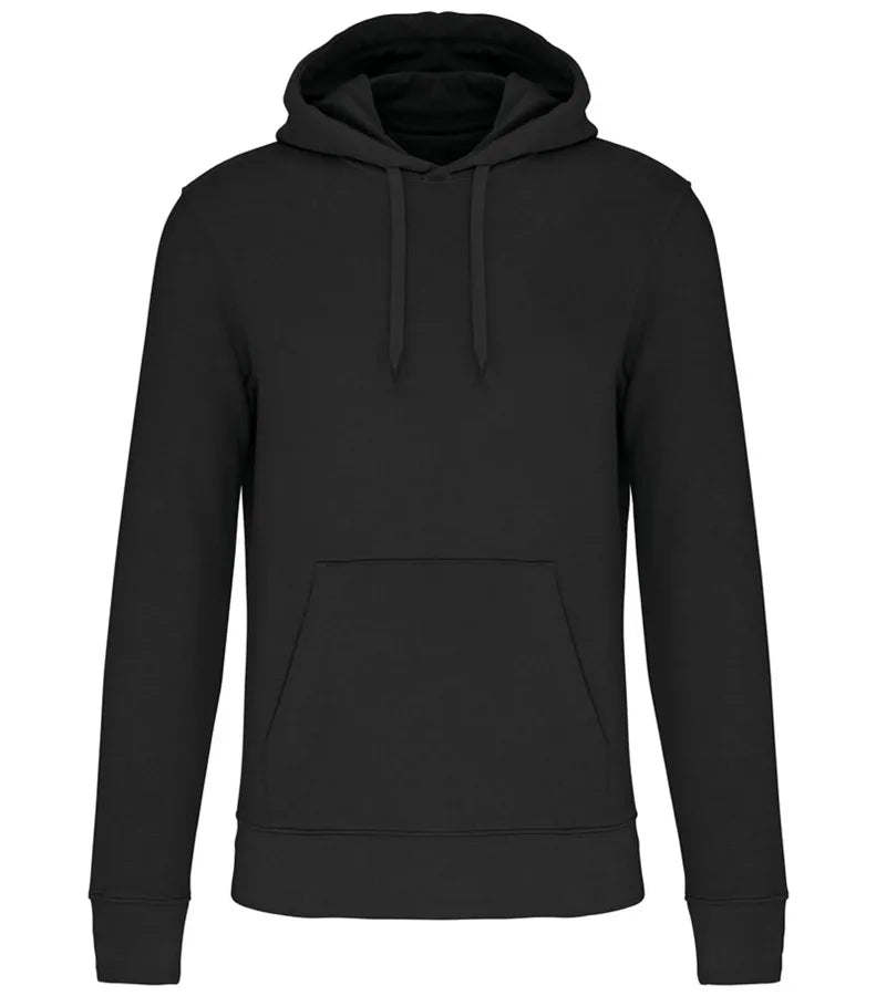 Men's Eco-Friendly Hooded Sweatshirt Black