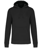 Men's Eco-Friendly Hooded Sweatshirt Black