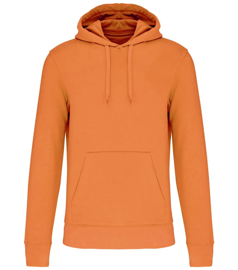 Men's Eco-Friendly Hooded Sweatshirt LightOrange