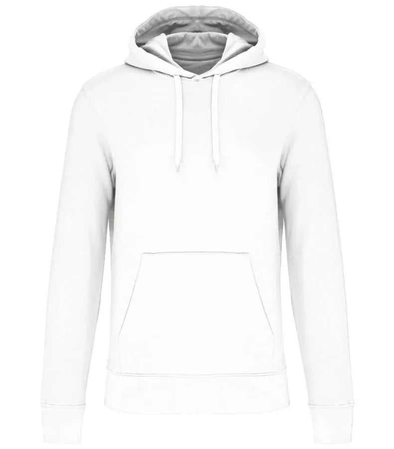 Men's Eco-Friendly Hooded Sweatshirt White