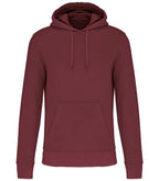 Men's Eco-Friendly Hooded Sweatshirt Wine