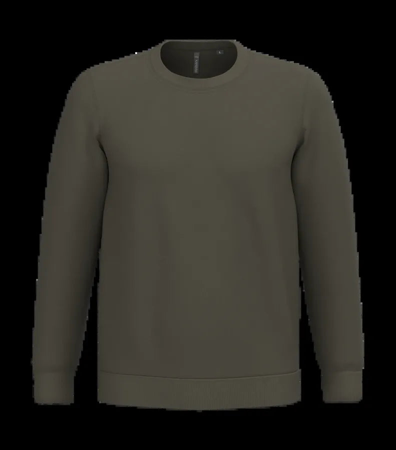 Crew Neck Sweatshirt DarkKhaki