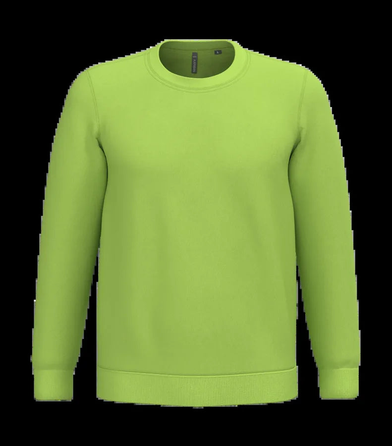 Crew Neck Sweatshirt Lime