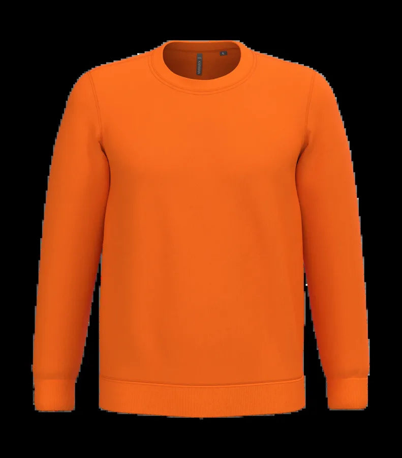 Crew Neck Sweatshirt Orange