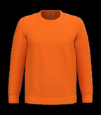 Crew Neck Sweatshirt Orange