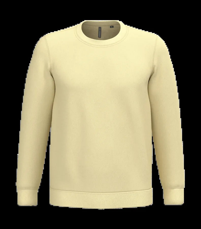 Crew Neck Sweatshirt StrawYellow