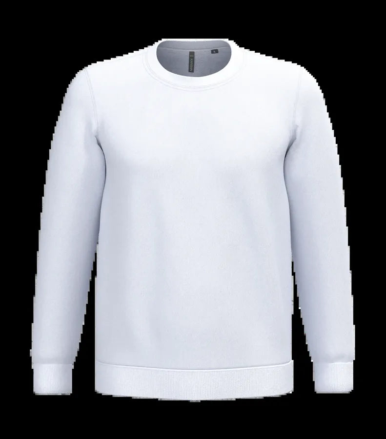 Crew Neck Sweatshirt White