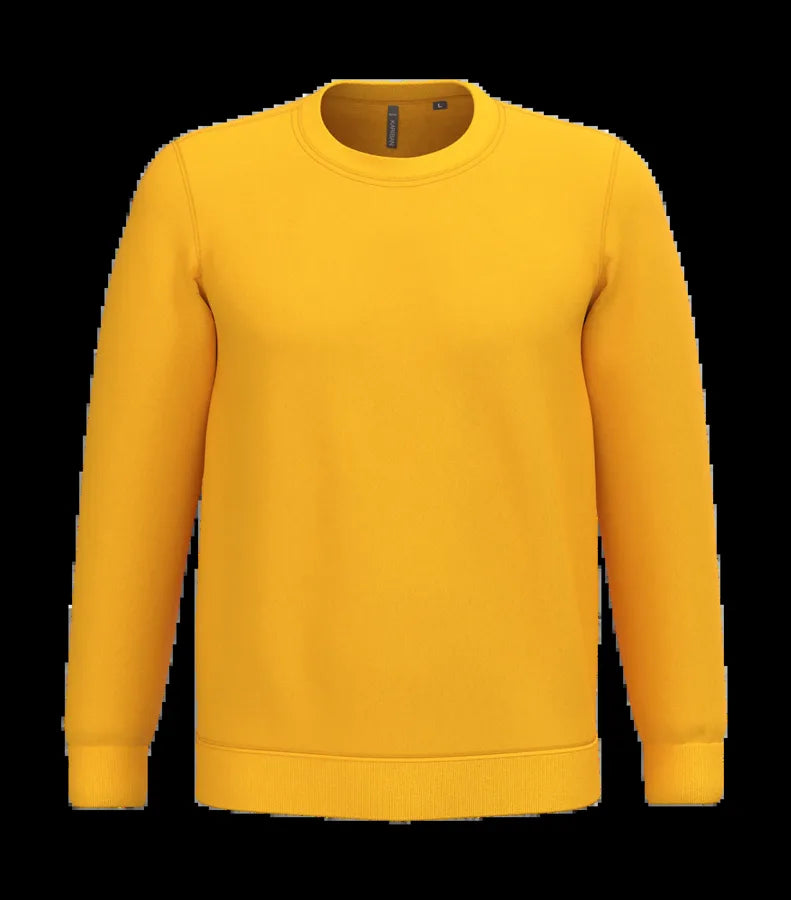 Crew Neck Sweatshirt Yellow