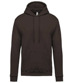 Men's Hooded Sweatshirt Chocolate
