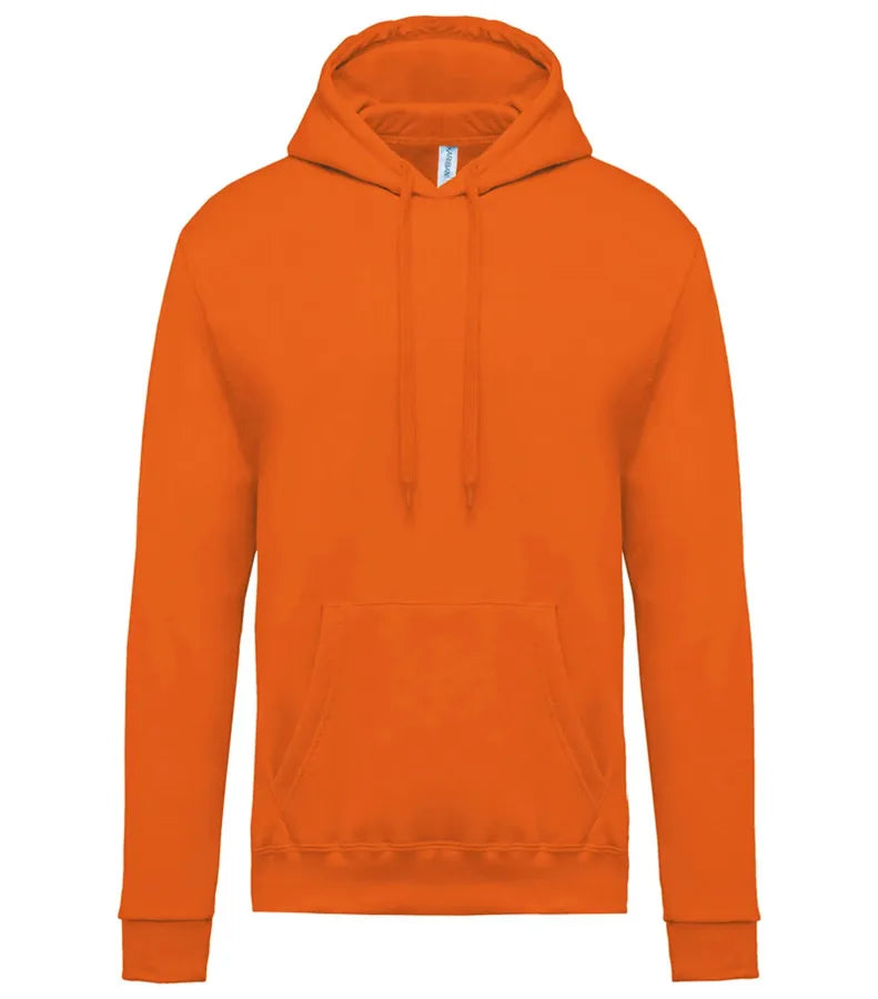 Men's Hooded Sweatshirt Orange