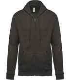 Full Zip Hooded Sweatshirt DarkGrey