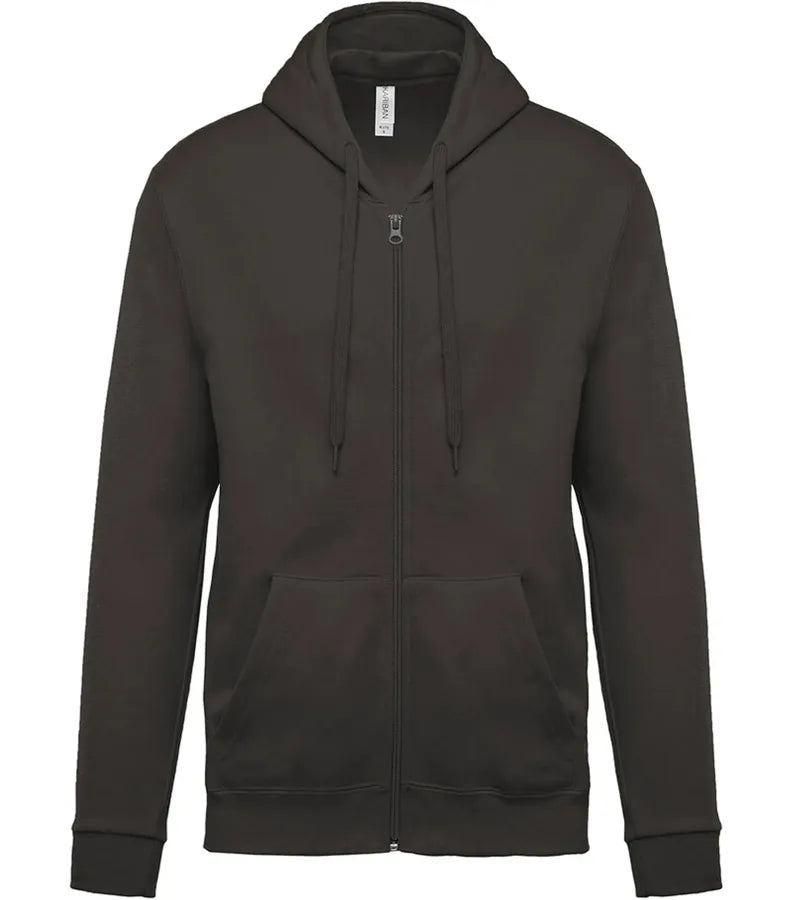 Full Zip Hooded Sweatshirt DarkGrey