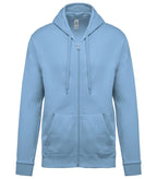 Full Zip Hooded Sweatshirt SkyBlue