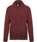 Full Zip Hooded Sweatshirt Wine